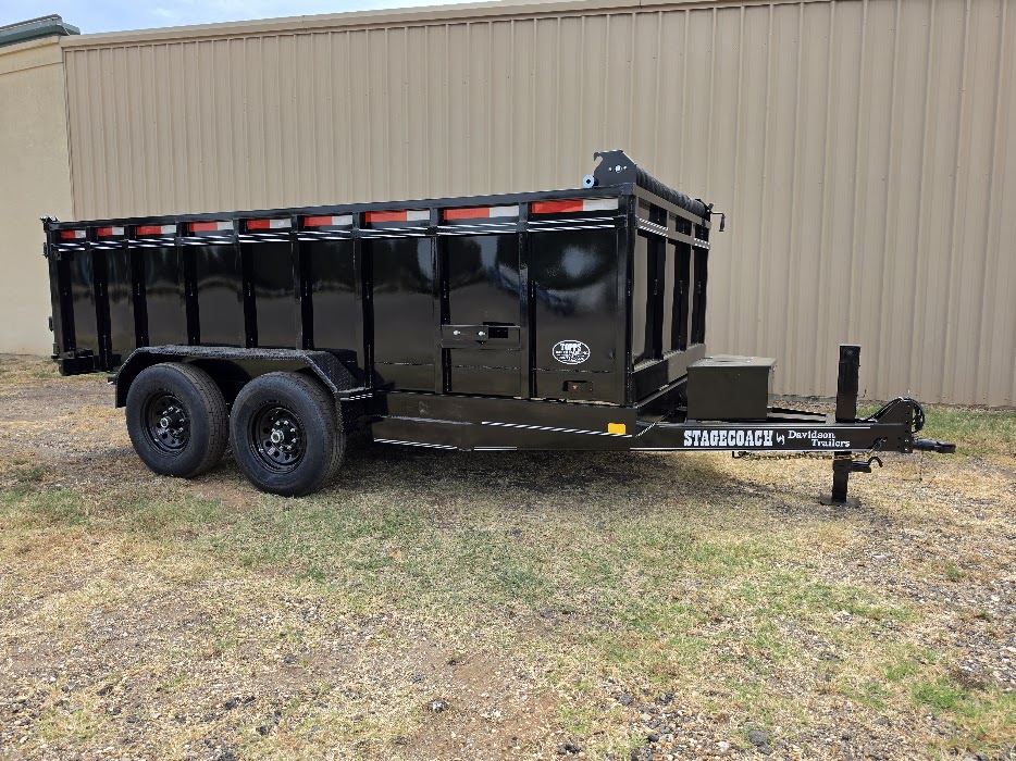 2026 Davidson Trailers 7X14 Dump Trailer - HD Bumper Pull